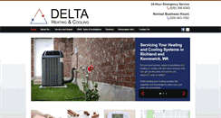 Desktop Screenshot of delta-heating.com